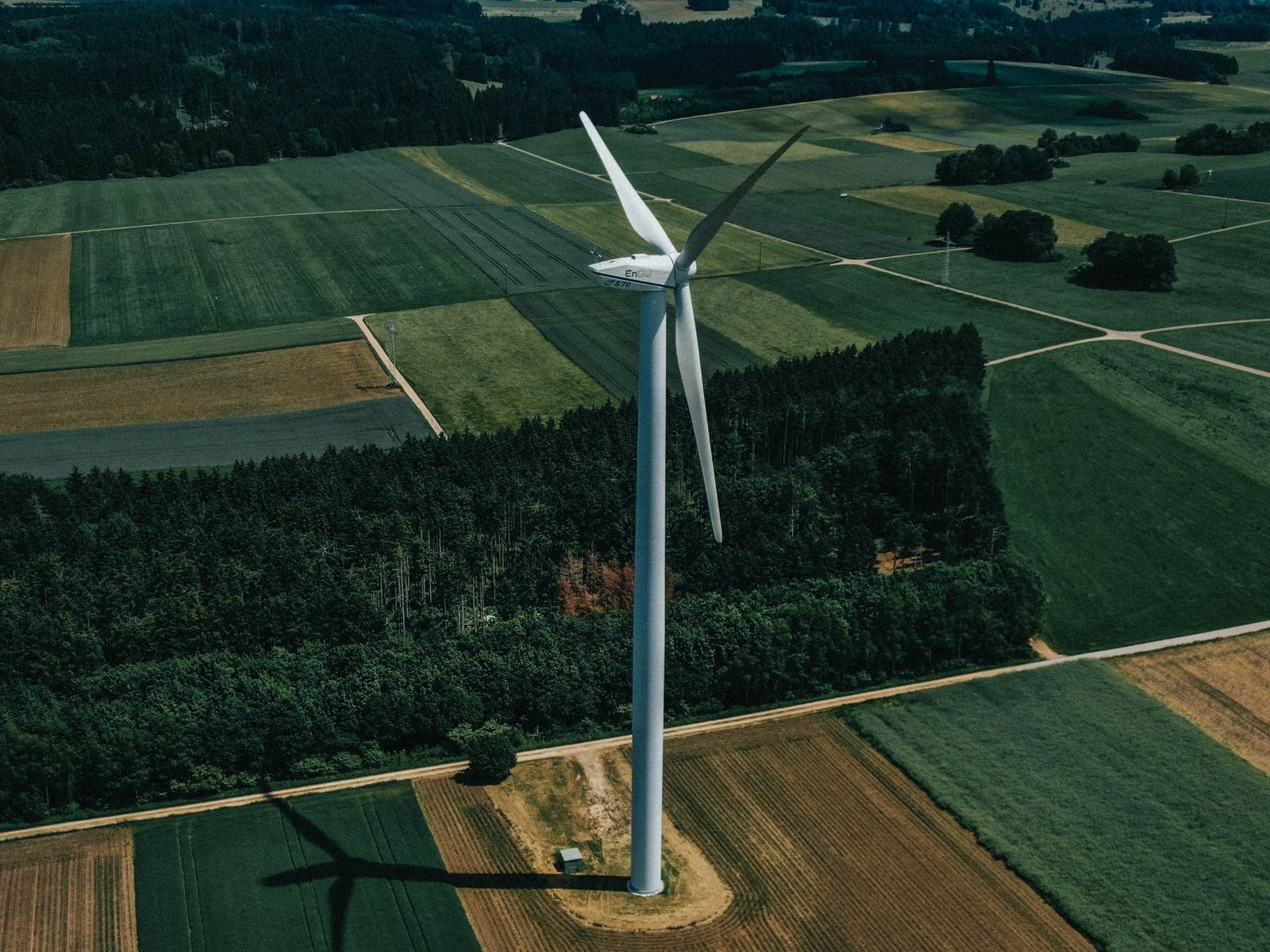 Windturbine, symbool voor onafhankelijke energieopwekking